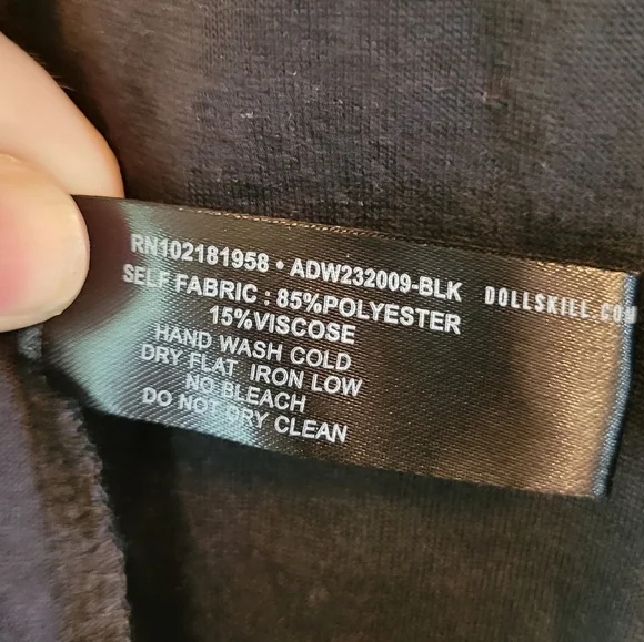 Darker Wavs Echo Sheer Hooded Mini Dress Black - Picture 7 of 7